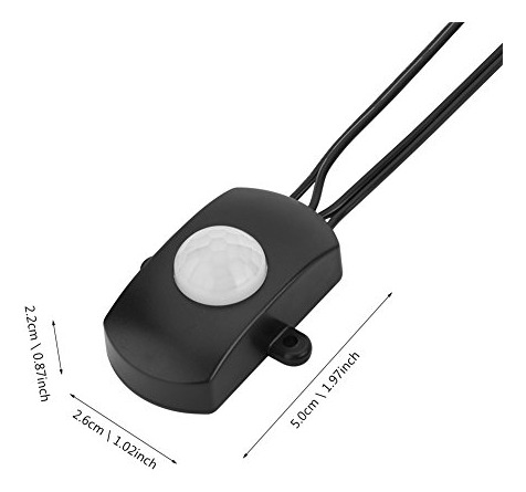 Interruptor Pir Led Fosa, Sensor De Movimiento Infrarrojo