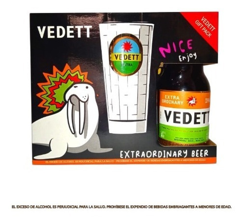 Estuche Cerveza Belga Vedett - mL a $108