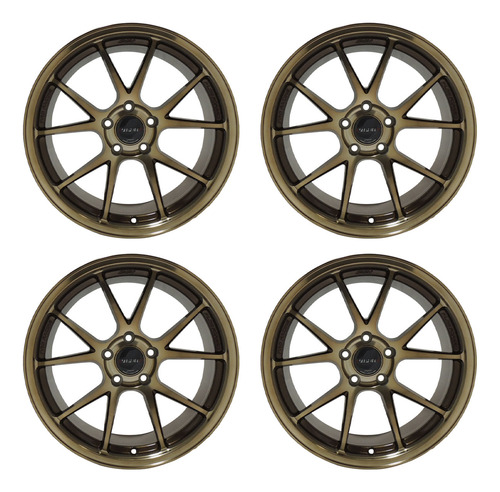 Jogo Roda VeLG Ff1 Viper Aro 18x8.5 5x114.3 Et30 Bronze