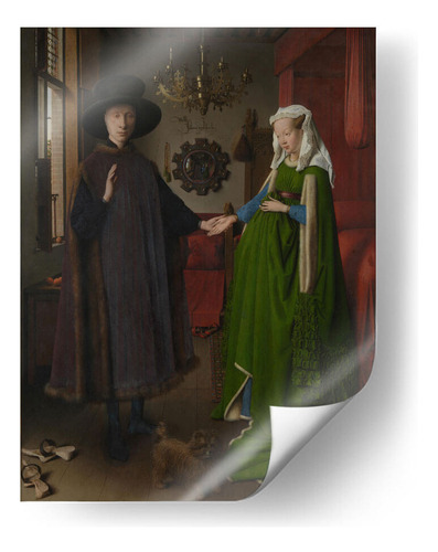 Poster - Retrato De Arnolfini, Jan Van Eyck 60x45