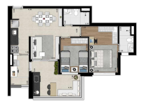 Imagem 13 de 14 de Venda Apartamento 2 Dorms Ipiranga Com Piscina.