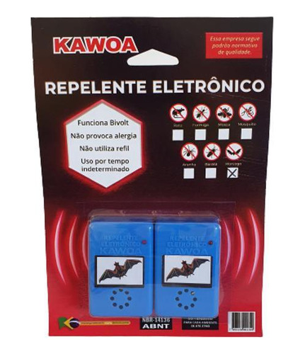 Cartela Com 2 Repelentes Para Morcego - Kawoa