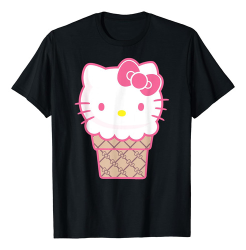 Playera Con Cono De Helado De Hello Kitty