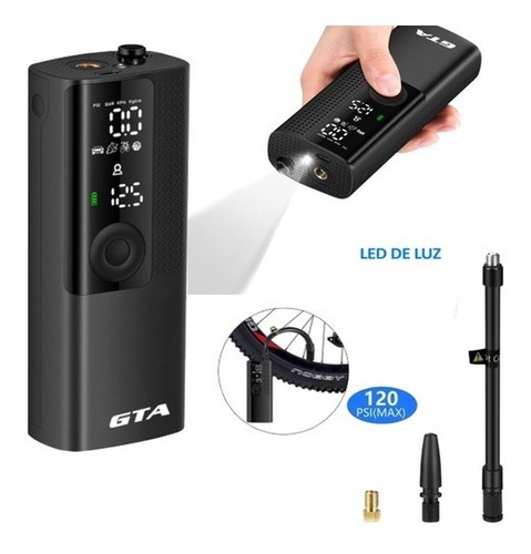 Imagem 2 de 4 de Bomba De Ar Elétrica Smart Gta Usb 120psi