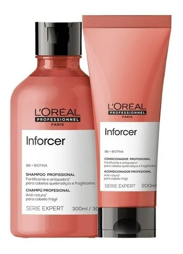 Loreal Inforcer Kit Anti Quebra Shampoo 300ml + Cond 200ml