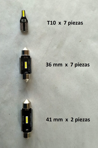 Kit De Led Premium Bmw E46 Interior / Cajuela / Placa / 16pz