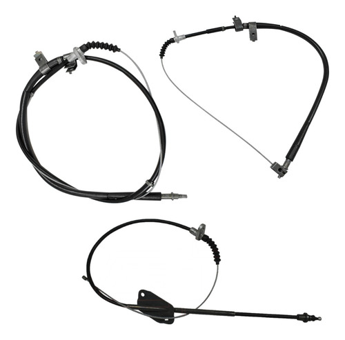 Jgo Cables Freno Del/traseros Nissan Pick Up D21 2.4l 1993