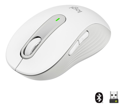 Mouse Logitech M650 Para Manos Pequeñas Y Medianas Color Blanco