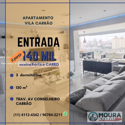 Imagem 1 de 15 de Apartamento Para Venda Em São Paulo, Vila Carrão, 3 Dormitórios, 1 Suíte, 2 Banheiros, 2 Vagas - 08549465e_2-1583052