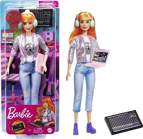 Barbie Productora Musical Carrera Del Año Mattel - Premium