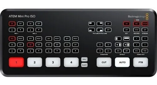 Atem Mini Pro Iso Blackmagic Design Switcher Hdmi Atem Mini Pro Iso Blackmagic Design Switcher Hdmi