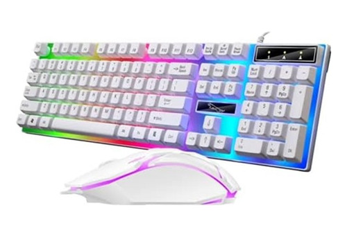 Teclado Y Mouse G21b Usb Con Luces Led Rgb 