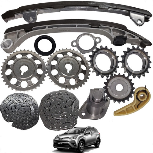 Kit Corrente Comando Toyota Rav4 2.0 16v 2000 Até 2007