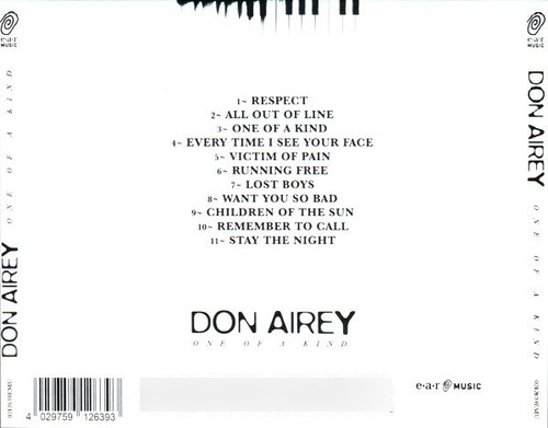 Deep Purple Don Airey 2018 One Kind Cerrado Europa +envio