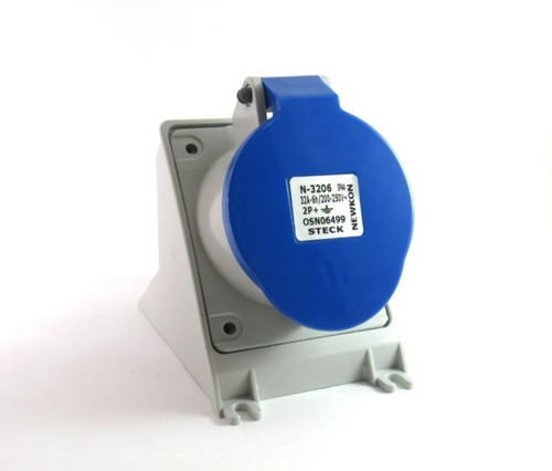 Tomada De Sobrepor N3206 + Plug N3276 2p+t 32a 220v Steck