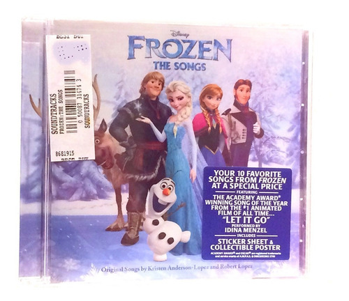 Cd Disney Frozen The Songs (nuevo)