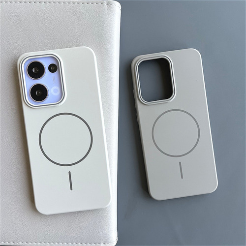 Funda Rígida De Plástico Ultradelgada Con Forma De Macarrón Para Oppo A5 Pro Reno 13 Pro 13f 12f, Bobina Magnética, Carcasa A Prueba De Golpes