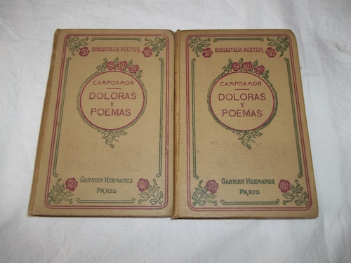 Livro - Biblioteca Poetica - Doloras Y Poemas 2 Vols Frances