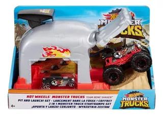 Hot Wheels Monster Truck Lanzador Extremo Mattel Gky01 Color Multicolor