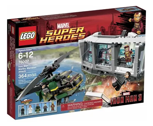 Lego Super Heroes Mansión Malibú Iron Man Juguete