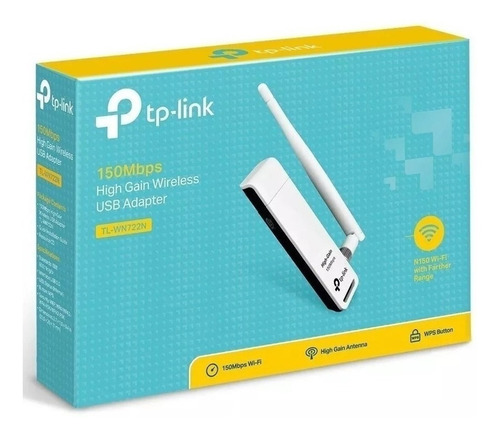 Adaptador Wifi Usb Tp-link Tl-wn722n 2.4ghz, Delivery