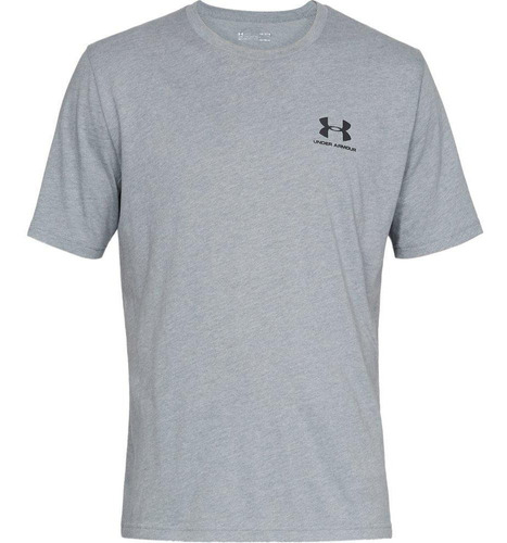 Camiseta Under Armour Sportstyle Left Chest Para Hombre-gris