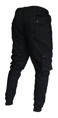 Pantalon Camuflado Negro Para Hombre