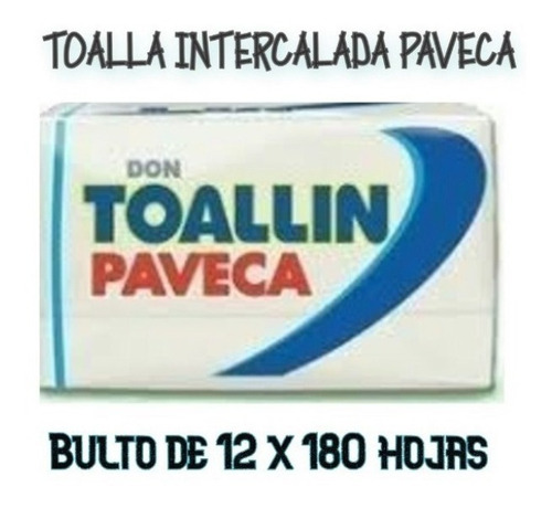 Toalla Intercalada Paveca 12x180