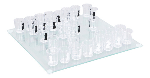 Juego De Ajedrez Shot Glass, Juego Para Beber, Tablero De Aj