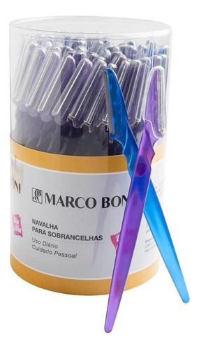 72 Navalhas Lâmina Sobrancelha Dermaplaning Removedor Pelos