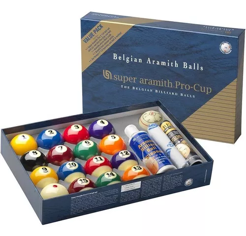 JUEGO BOLAS BILLAR ARAMITH VALUE PACK 57.2 MM. – Billares Cuevas