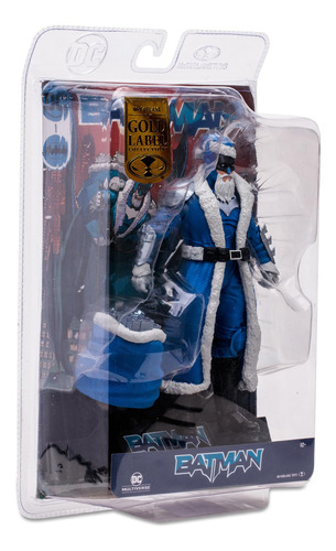 Figura de acción de Batman Santa de McFarlane Toys Dc Multiverse