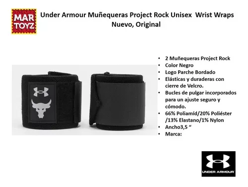 Armour Muñequeras Rock Unisex wrist