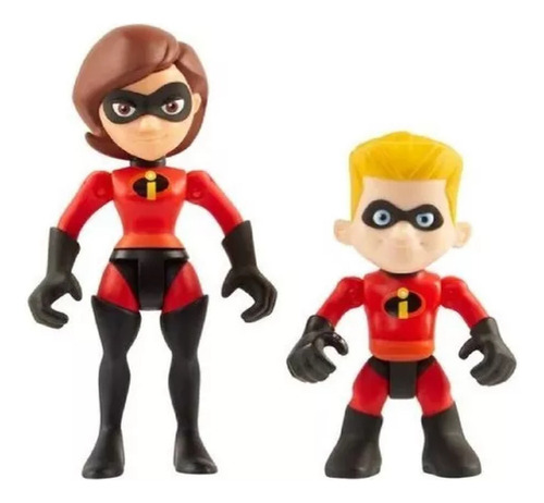 4 Figuras De Acción Increíbles Mr.ms Increible +jack Y Dash