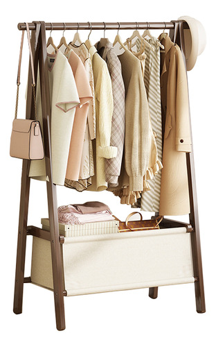 Organizador Ropa Closet Multifuncional Percheros De Madera