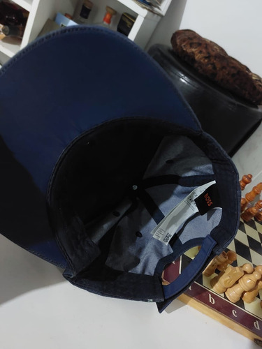 Gorra Hugo Boss Un Solo Uso Azul Oscuro Unitalla Lisa (Usado)