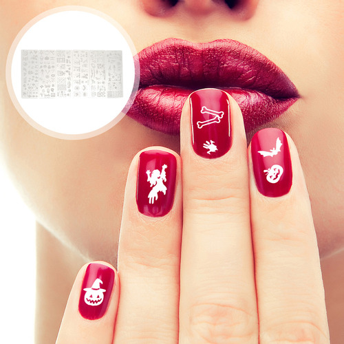 Plantilla De Estampado De Uñas Nail Art Stamper Para Uñas, 6