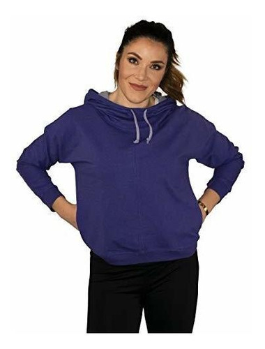 Alex + Abby Funnel Sudadera Con Capucha Para Mujer