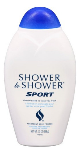 Shower To Shower Body Powder Sport 8 Oz (paquete De 8)