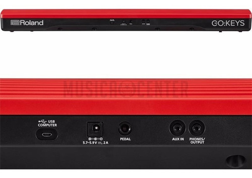 Teclado Roland Go Keys Bluetooth Go-61k Kit Completo Go61 K