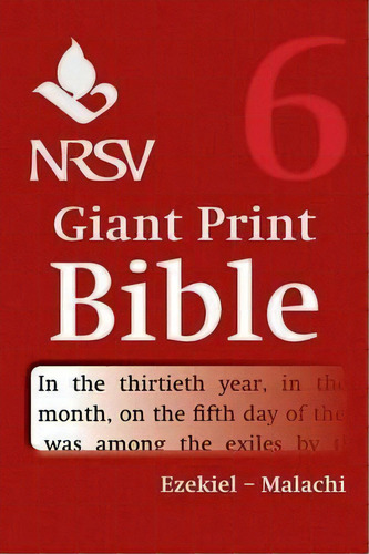 Nrsv Giant Print Bible: Ezekiel - Malachi Volume 6, De Bible. Editorial Cambridge University Press, Tapa Blanda En Inglés