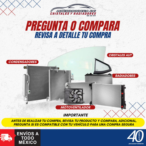 Condensador Para Cr-v 2017-2018-2019-2020-2021