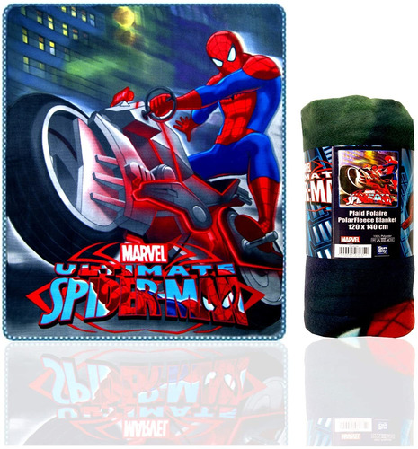 Spiderman Blanket Soft Touch Fluffy Coral Fleece, Con L...