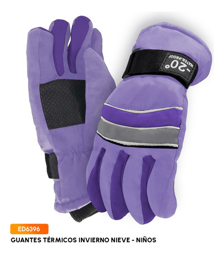 Guantes Térmicos Invierno Ski Nieve Niño / Infantil / Ed6316