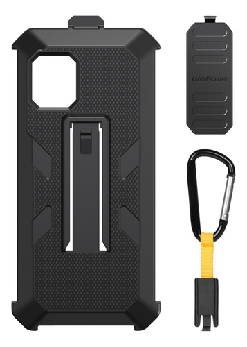 Capa Preta Com Clipe Traseiro Para Ulefone Power Armor X11 P