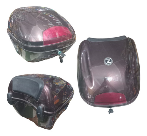 Baul Trasero Marrón Zanella Styler Exlcusive 150 Z3 Motorvan Marrón