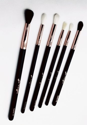 6 Pincéis Esfumar Iluminar P Olhos Le Vangee Brinde +