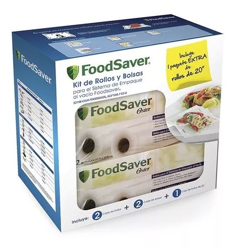 Kit de rollos y bolsas FoodSaver® KITFSV2240 + Bolsas de envasado al vacio  FoodSaver™ BLS22