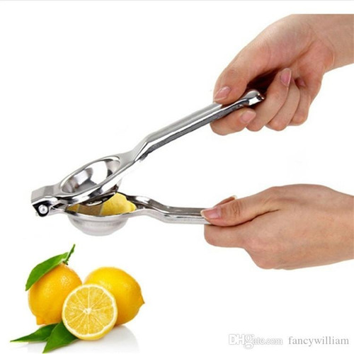 Exprimidor De Limón Naranja Manual Acero Premium
