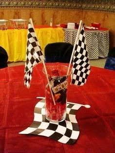 Bandera A Cuadros Carreras Mesa De Dulces Hot Wheels F1 Cars